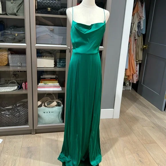 intermix green dress Delfina Dress main image 1